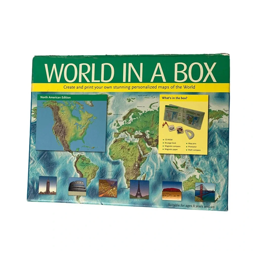 World In A Box Create Your Own Personalized Maps North America‎ Ed Geography